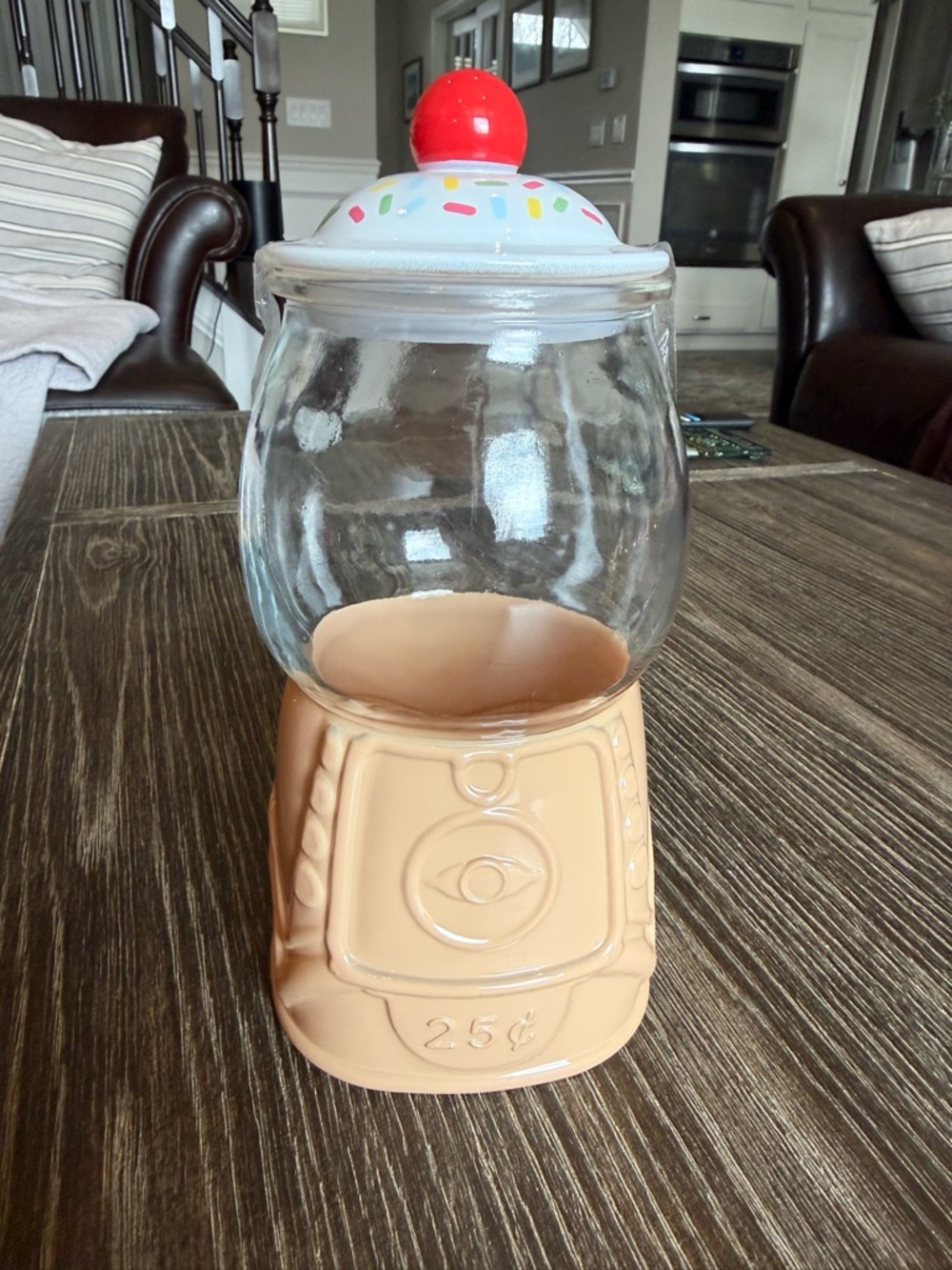 NWT Target Bullseye Ice cream Gum ball Jar